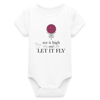 Style de vie golf - Body bébé manches courtes bio Stanley/Stella - blanc - Devant