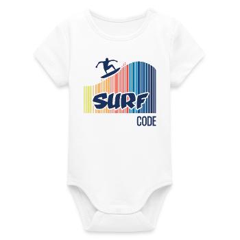 Codice Surf - Body neonato a maniche corte bio di Stanley/Stella - bianco - Fronte