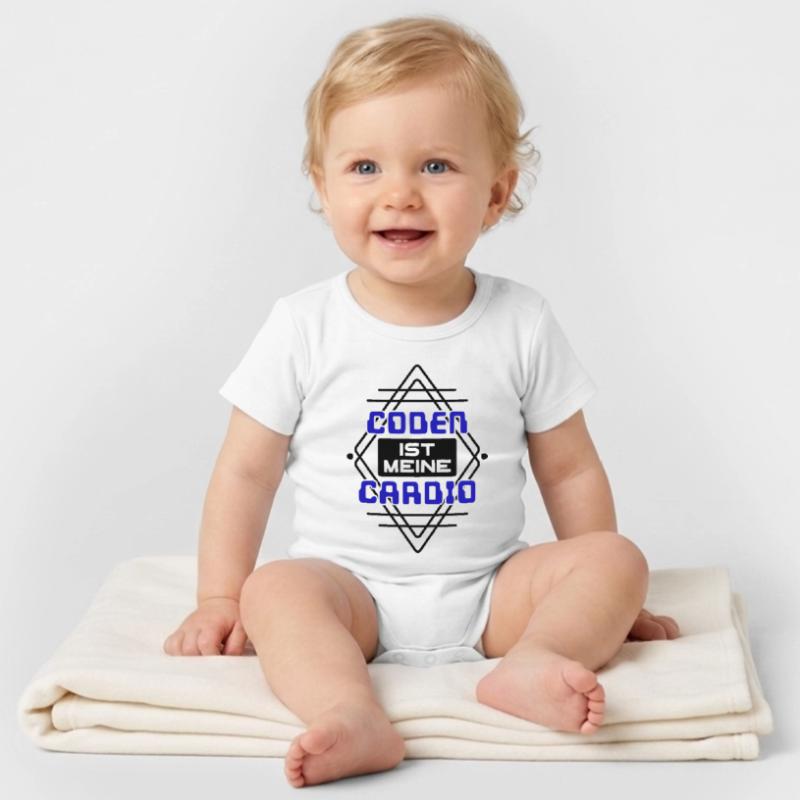 Software Developer Developer Cool Saying Coden Organic Short Sleeve Baby Bodysuit by Stanley/Stella