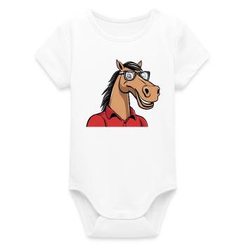 Twent-Tees Logo! - Organic Short Sleeve Baby Bodysuit by Stanley/Stella - white - Front