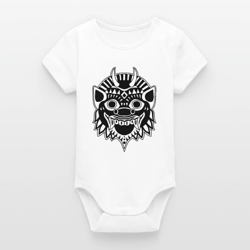 Drache oder Dämon? Organic Kurzarm-Babybody von Stanley/Stella