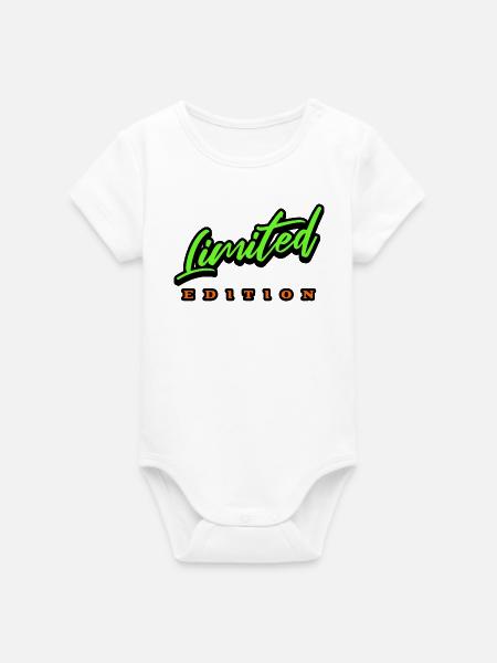 Limited Edition - Organic Kurzarm-Babybody von Stanley/Stella - Weiß