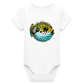 Blowfish - Body bébé manches courtes bio Stanley/Stella - blanc - Devant