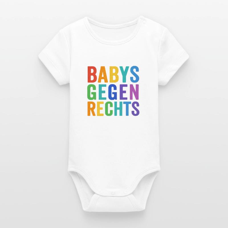 Colourful commitment to diversity Organic Short Sleeve Baby Bodysuit by Stanley/Stella
