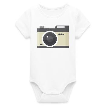 Zimmer - Organic Kurzarm-Babybody von Stanley/Stella - Weiß - Vorne