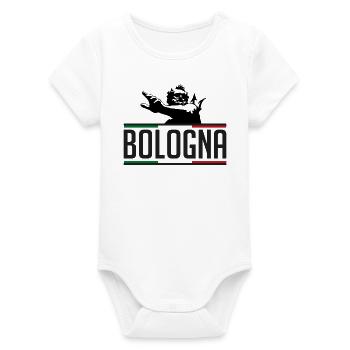 Nettuno Bologna Tricolore - Body bébé manches courtes bio Stanley/Stella - blanc - Devant