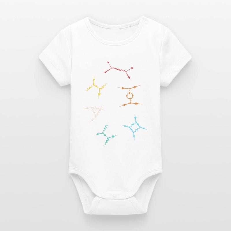 Quantum Physics Quantum Physics Quantum Leap Organic Short Sleeve Baby Bodysuit by Stanley/Stella