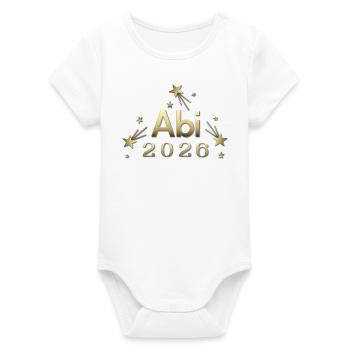 Abi 2026 Matura Abi Design Abitur 2026 - Body bébé manches courtes bio Stanley/Stella - blanc - Devant