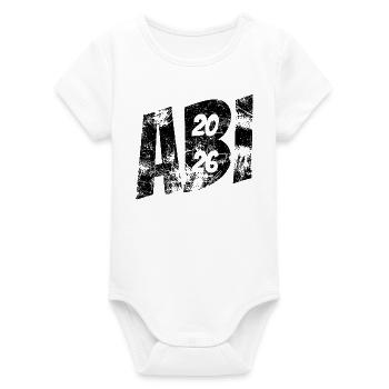Abi 2026 - Abitur - Don - Body bébé manches courtes bio Stanley/Stella - blanc - Devant