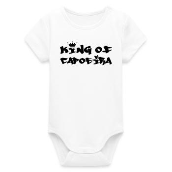 The King of Capoeira - Organic Short Sleeve Baby Bodysuit by Stanley/Stella - white - Front