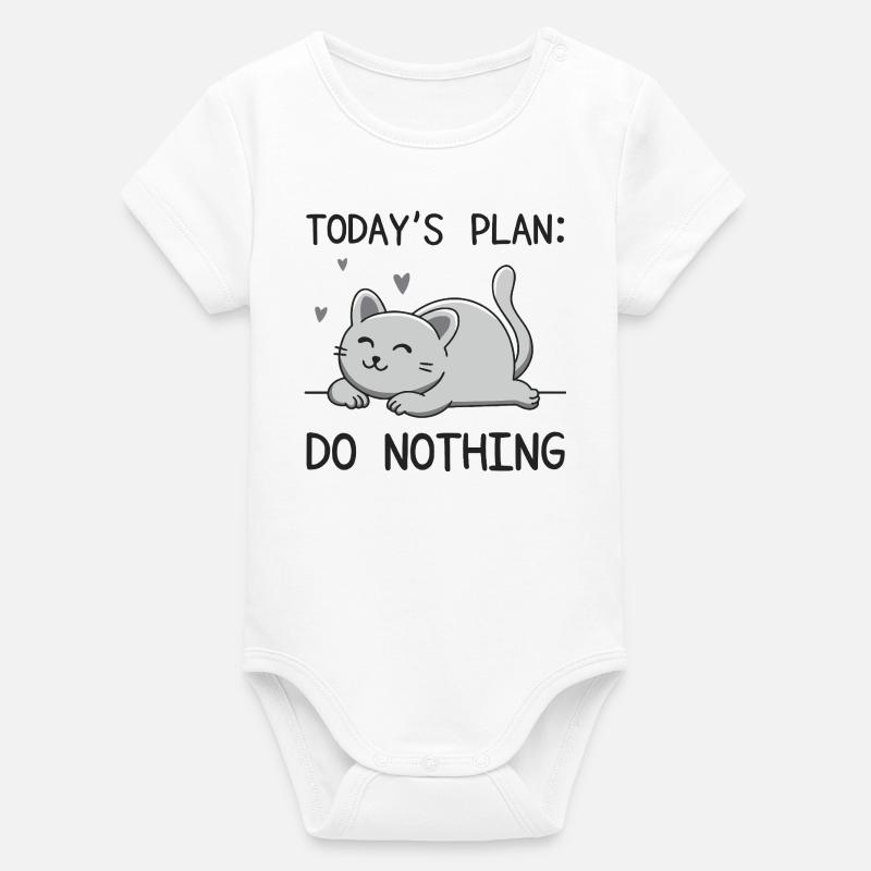 Le plan du jour - Body bébé manches courtes bio Stanley/Stella - blanc