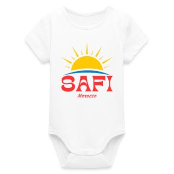 Safi Marocco Lever - Body bébé manches courtes bio Stanley/Stella - blanc - Devant