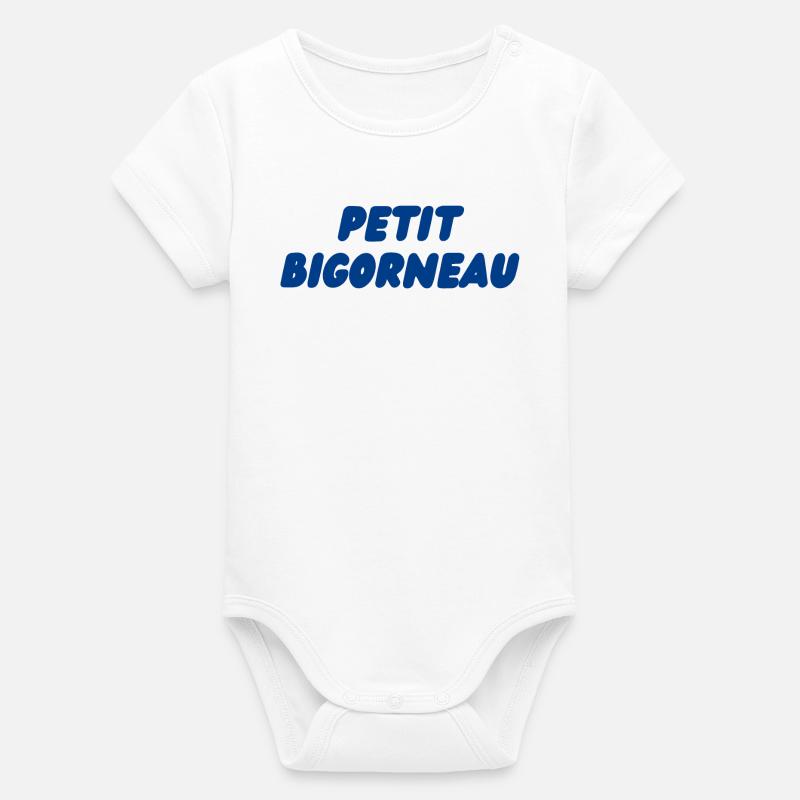 Petit Bigorneau - Body bébé manches courtes bio Stanley/Stella - blanc