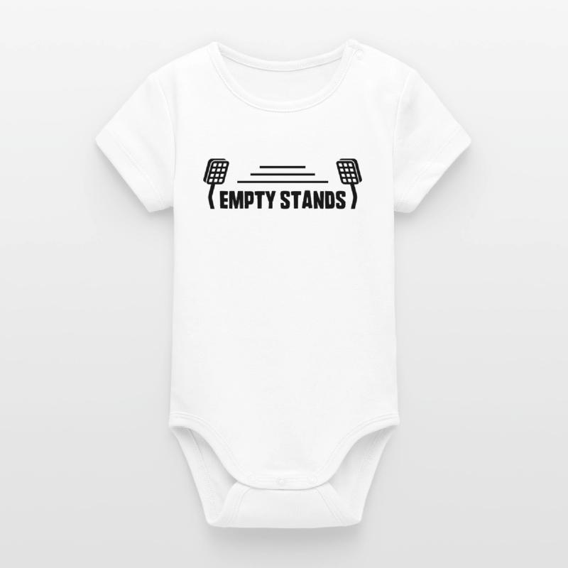 Empty Stands Logo Organic Kurzarm-Babybody von Stanley/Stella