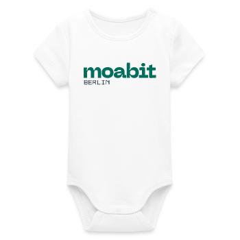 Moabit Berlin Beau design simple - Body bébé manches courtes bio Stanley/Stella - blanc - Devant