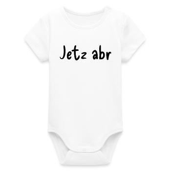 Now abr - Organic Short Sleeve Baby Bodysuit by Stanley/Stella - white - Front