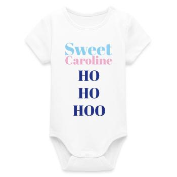 Sweet_caroline - Organic Short Sleeve Baby Bodysuit by Stanley/Stella - white - Front
