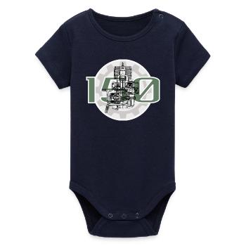 Simson MZ 150 - Baby romper met korte mouwen biologisch Stanley/Stella - marine - Voor
