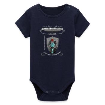 maxime peccantes - Organic Kurzarm-Babybody von Stanley/Stella - Navy - Vorne