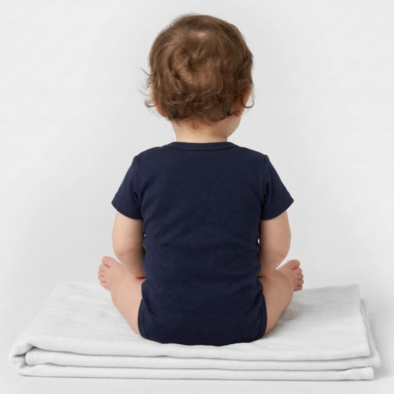 Coffee code lover software developer programmer Organic Short Sleeve Baby Bodysuit by Stanley/Stella