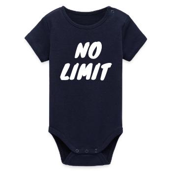 no limit - Body bébé manches courtes bio Stanley/Stella - marine - Devant