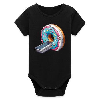 Manip Radio-Scanner MRT-Radiologie Donut der Wahrheit - Organic Kurzarm-Babybody von Stanley/Stella - Schwarz - Vorne