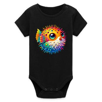 Blowfish - Body bébé manches courtes bio Stanley/Stella - noir - Devant