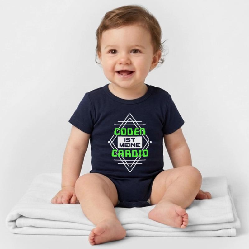 Coden Statement Developer Computerfreak Skripting Organic Kurzarm-Babybody von Stanley/Stella