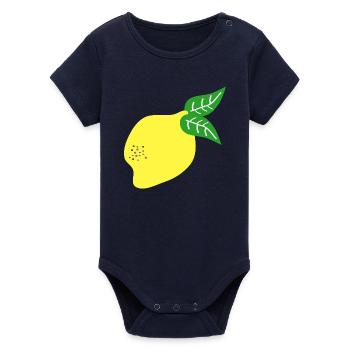 CITRON AGRUMES - Body bébé manches courtes bio Stanley/Stella - marine - Devant