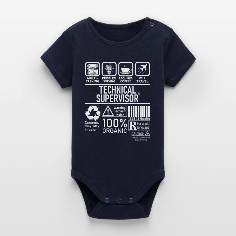 Technical Supervisor multi tasking problem solving Organic Kurzarm-Babybody von Stanley/Stella