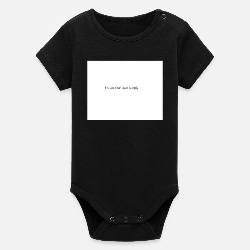 Autonomisation - Body bébé manches courtes bio Stanley/Stella - noir