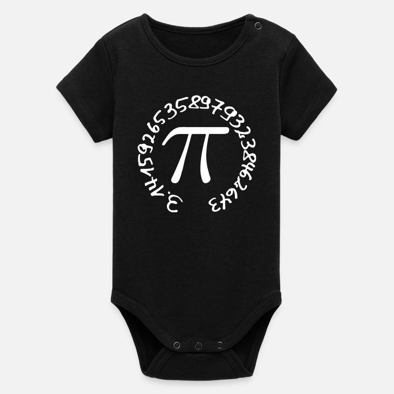 Pi - Body bébé manches courtes bio Stanley/Stella - noir