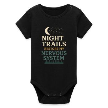 Neurodivergent introvert - Organic Short Sleeve Baby Bodysuit by Stanley/Stella - black - Front