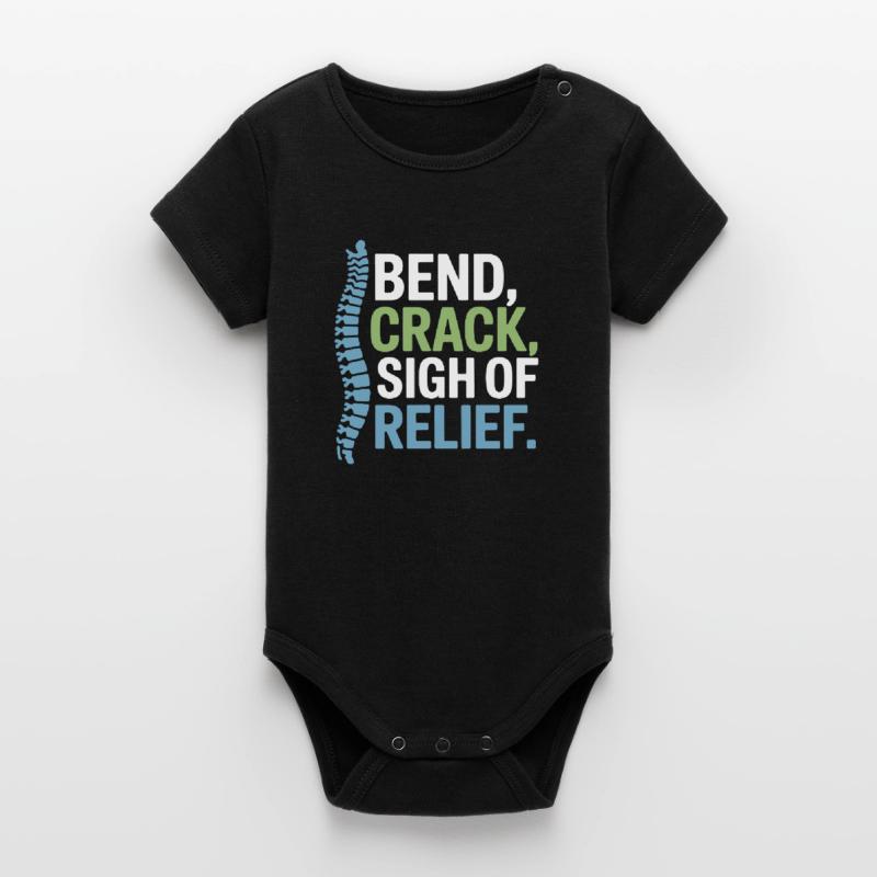 Chiropractor Spinal Alignment Is Everything  Organic Short Sleeve Baby Bodysuit by Stanley/Stella