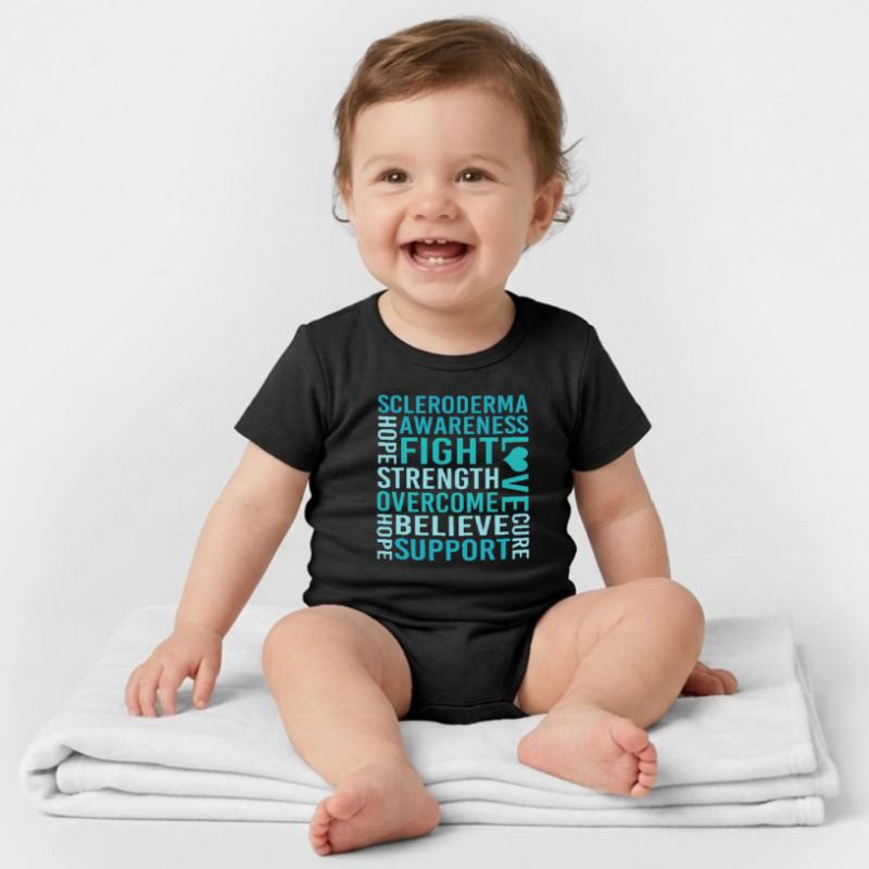 Scleroderma Organic Short Sleeve Baby Bodysuit by Stanley/Stella