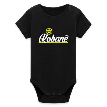 Kobane  - Organic Kurzarm-Babybody von Stanley/Stella - Schwarz - Vorne