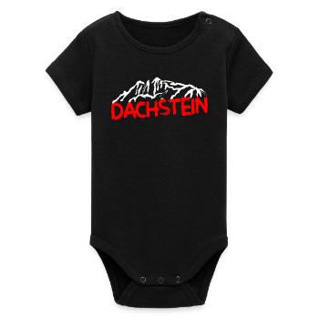 Dachstein Ramsau Österreich Souvenir  - Organic Kurzarm-Babybody von Stanley/Stella - Schwarz - Vorne