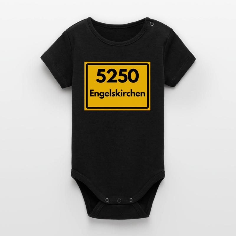 OLD POSTCODE POSTCODE RETRO 5250 ENGELSKIRCHEN Organic Short Sleeve Baby Bodysuit by Stanley/Stella