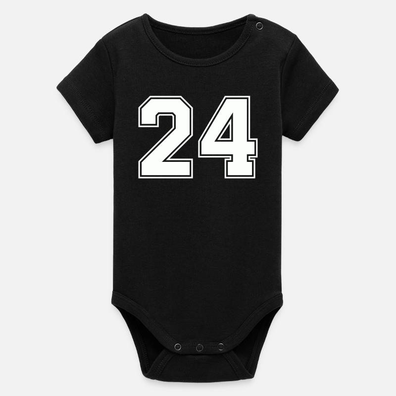 24 - Body bébé manches courtes bio Stanley/Stella - noir