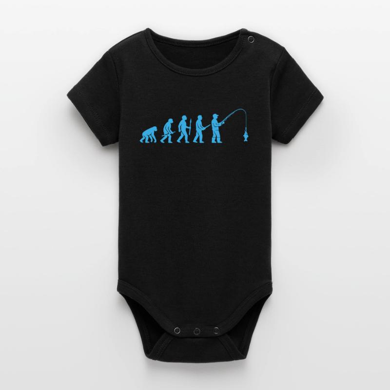 Evolution des Angelfangs Organic Kurzarm-Babybody von Stanley/Stella