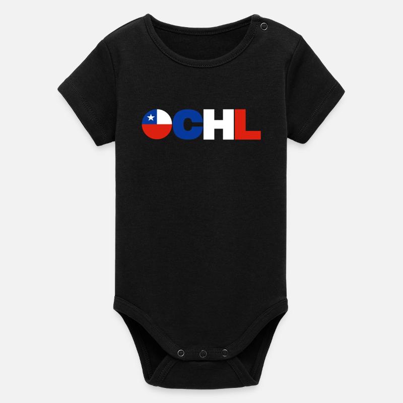 Chili - Body bébé manches courtes bio Stanley/Stella - noir