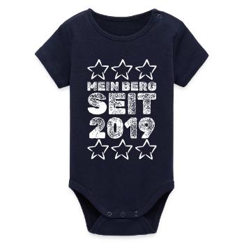 2019 - Organic Short Sleeve Baby Bodysuit by Stanley/Stella - navy - Front