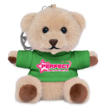 "I'm Perfect" – Y2K Girly Pink Statement - Teddy Schlüsselanhänger - Grün - Vorne