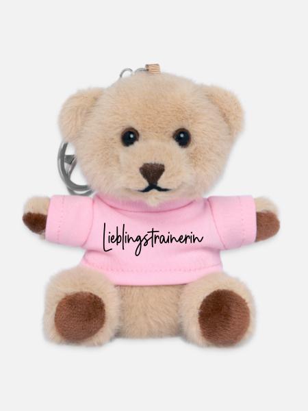 Lieblingstrainerin Trainerin - Teddy Schlüsselanhänger - Rosa