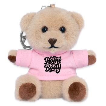 Homebody - Teddy Keyring - pink - Front