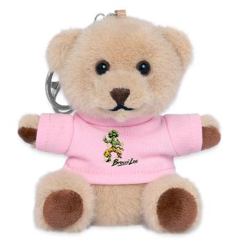 BroccoLee Kampfsbrokkoli - Teddy Schlüsselanhänger - Rosa - Vorne