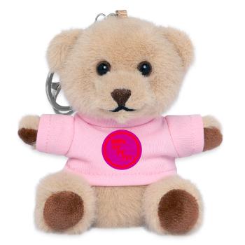Guten Appetit - Teddy Schlüsselanhänger - Rosa - Vorne