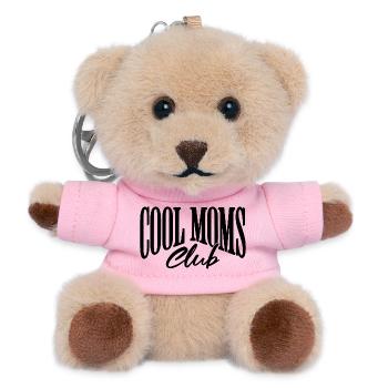 Club des mamans cool - Porte-clés ourson - rose - Devant