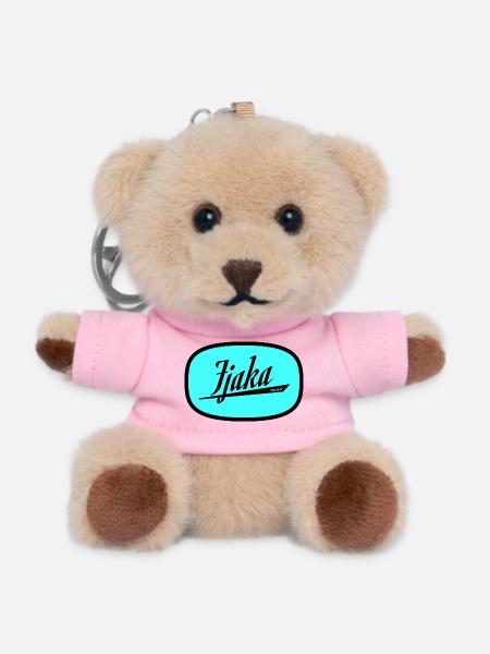 Fjaka - Teddy Schlüsselanhänger - Rosa