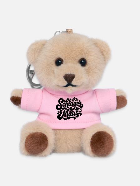 Schlager Maus - Schlagermaus - Schlagermusik - Teddy Schlüsselanhänger - Rosa